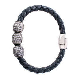 Pesavento Pulsera Intreccio de Plata de Ley con Zirconia Lavander