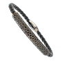 Pesavento Pulsera WNTRB081 de Plata de Ley con Intreccio y Spinello Negro