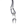 Chronotech Colgante Unisex de Acero Plateado 45cm