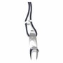 Chronotech Colgante Unisex de Acero Plateado 45cm
