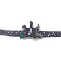 Chronotech Pulsera de Piel Negra 21CM