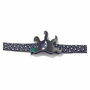 Chronotech Pulsera de Piel Negra 21CM