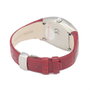 Chronotech Reloj CT7019LS-08 con correa de piel roja