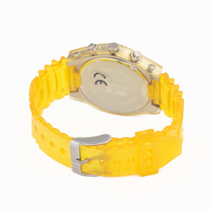 Chronotech CT7284-06 Reloj Unisex con Correa Amarilla