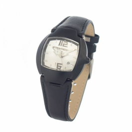Chronotech CT7305L-05 Reloj de Mujer con Correa de Piel Negra