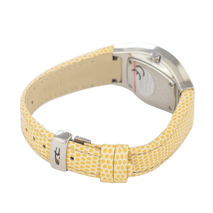 Chronotech CT7932AL-86 Reloj para mujer con correa de piel amarilla