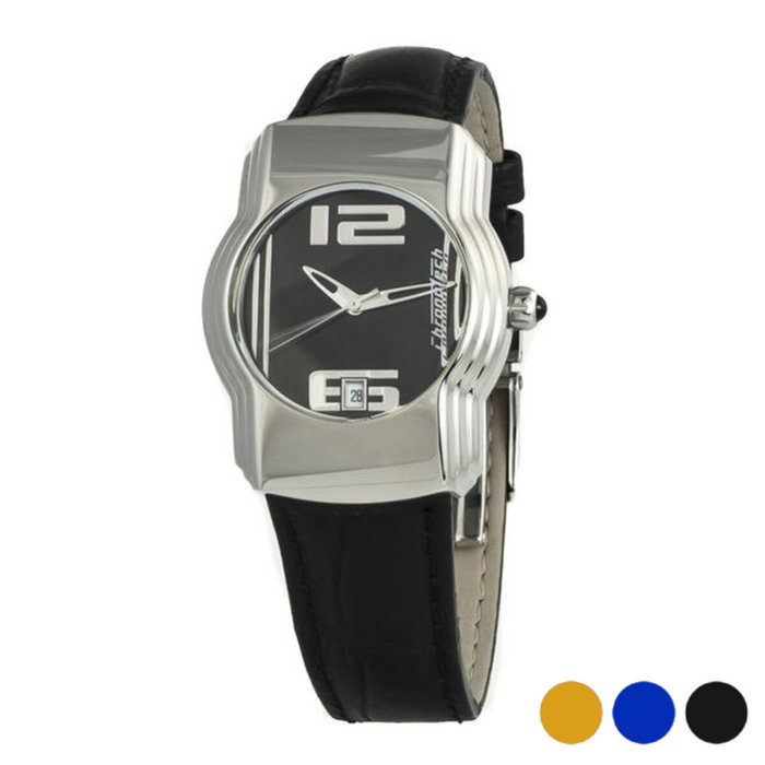 Chronotech CT7279M-07 con correa de piel naranja