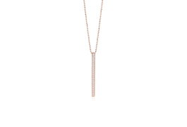 Sif Jakobs Colgante SIMERI Oro Rosa 70CM P1013-CZ-RG