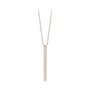 Sif Jakobs Colgante SIMERI Oro Rosa 70CM P1013-CZ-RG