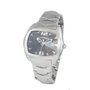 Chronotech CT2188L-02M con esfera negra y correa plateada