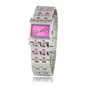 Chronotech CC7120LS-04M Reloj Analógico para Mujer con Esfera Rosa