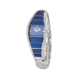 Chronotech CT7099LS-03M con esfera azul y correa plateada