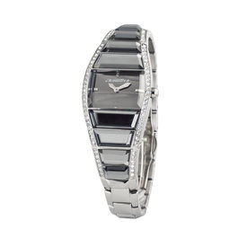 Chronotech CT7099LS-08M con esfera gris y correa plateada