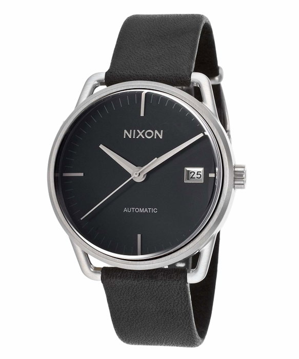 Nixon Mellor Automatic para Mujer con Correa de Piel Negra Nixon Mellor Automatic para Mujer con Correa de Piel Negra