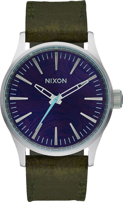 Nixon Sentry 38 Leather A377-2302-00 con correa verde Nixon Sentry 38 Leather A377-2302-00 con correa verde
