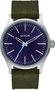 Nixon Sentry 38 Leather A377-2302-00 con correa verde