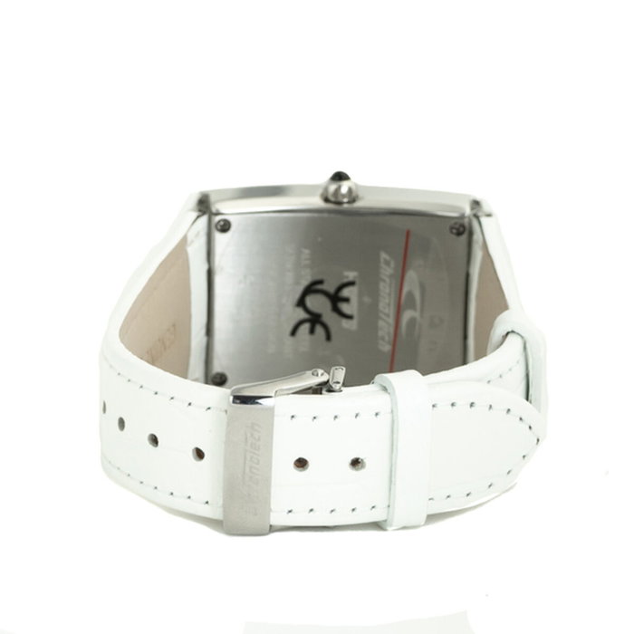 Chronotech CT7017B-06 Reloj para Mujer Blanco y Plateado Chronotech CT7017B-06 Reloj para Mujer Blanco y Plateado