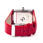 Chronotech Reloj CT7018M-05 con correa de piel roja
