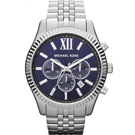 Michael Kors MK8280 con esfera azul y correa de acero