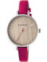 Radiant RA430603 Reloj Analógico para Mujer con Correa de Piel Rosa