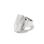 Chronotech Anillo de Acero Plateado Talla 11