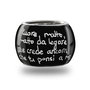 Demaria Anillo de Acero Negro para Mujer DM6TAX35N-N16