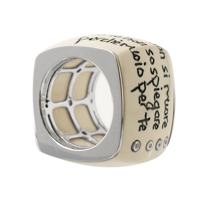 Demaria Anillo de Oro de 18 Kilates para Mujer