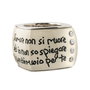 Demaria Anillo de Oro de 18 Quilates Blanco Talla 16