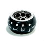 Demaria Anillo de Oro de 18 Quilates Negro Talla 14