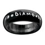Demaria Anillo de Cerámica Negro Talla 12