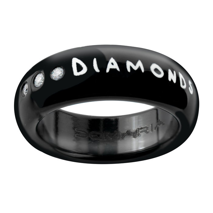 Demaria Anillo de Cerámica Negro Talla 14 Demaria Anillo de Cerámica Negro Talla 14