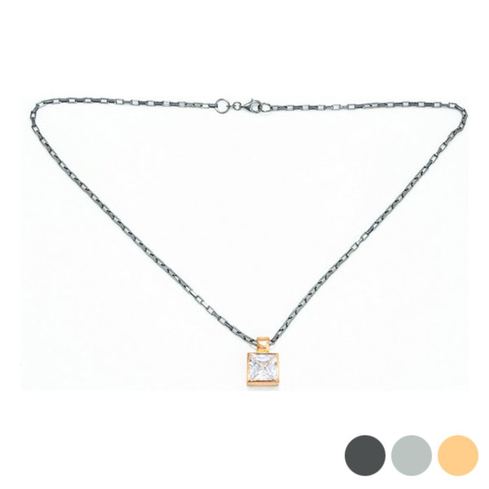 Demaria Collar de Acero DMC6110289-NEGRO