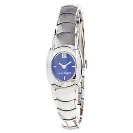 Laura Biagiotti Reloj LB0020L-03 con esfera azul y acero plateado