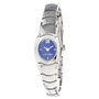 Laura Biagiotti Reloj LB0020L-03 con esfera azul y acero plateado