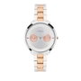 Furla Metropolis R4253102507 con esfera gris y correa plateada