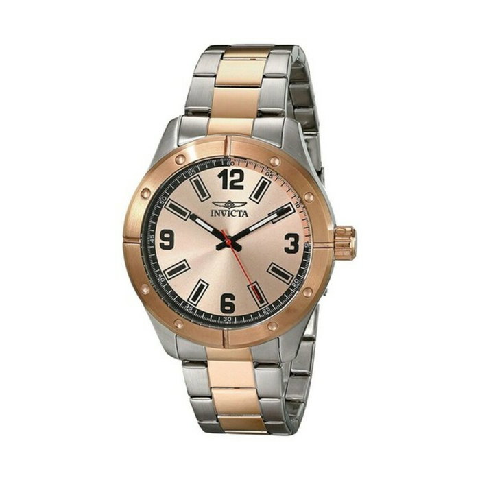 Invicta 17931 con esfera rosa y detalles en oro de 18 kilates Invicta 17931 con esfera rosa y detalles en oro de 18 kilates