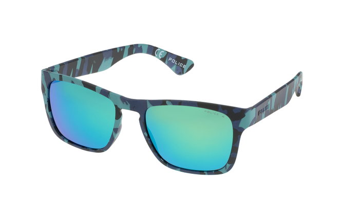 Police S198854GE1V Gafas de sol con detalles azules Police S198854GE1V Gafas de sol con detalles azules