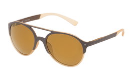 Police SPL163557ESG Gafas de sol Unisex Marrón