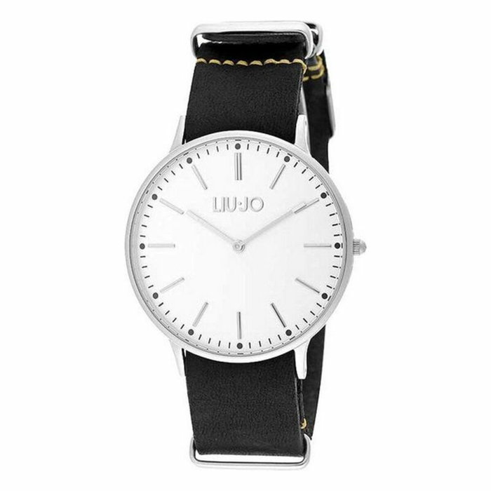 Liujo Reloj TLJ965 para hombre con correa de piel negra