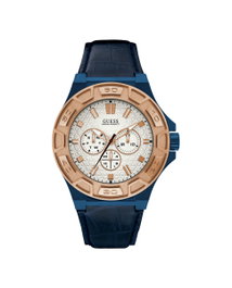 Guess W0674G7 con correa de piel azul