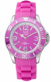 Tom Watch WA00011 con correa rosa y caja gris