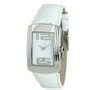 Chronotech Reloj CT7017M-06 Unisex con Correa de Piel Blanca