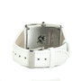 Chronotech Reloj CT7017M-06 Unisex con Correa de Piel Blanca