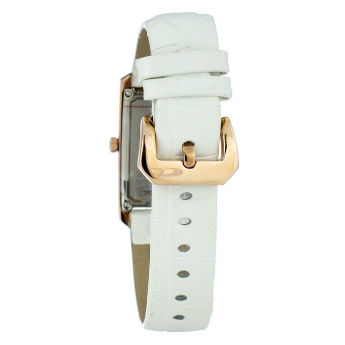 Chronotech CT6024L-11 Reloj de Mujer con Correa de Piel Blanca