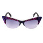 Italia Independent 0908-ZEF-017 Gafas de sol Moradas