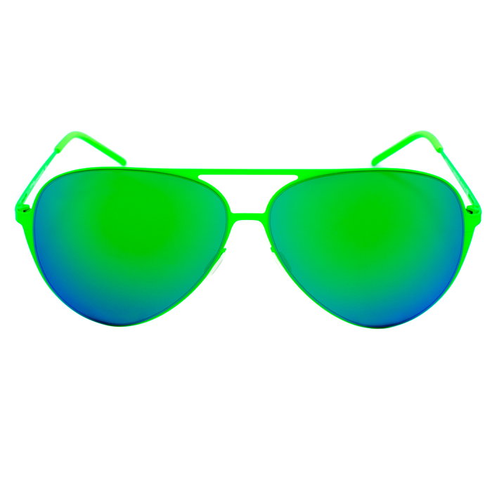 Italia Independent 0200-033-000 Gafas de Sol Verde