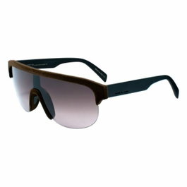 Italia Independent 0911V-044-000 Gafas de sol marrón con montura de terciopelo
