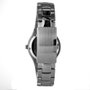 Justina Reloj JPN14 con esfera negra y correa plateada