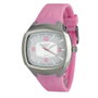Justina Reloj JRC48 con correa rosa y caja plateada