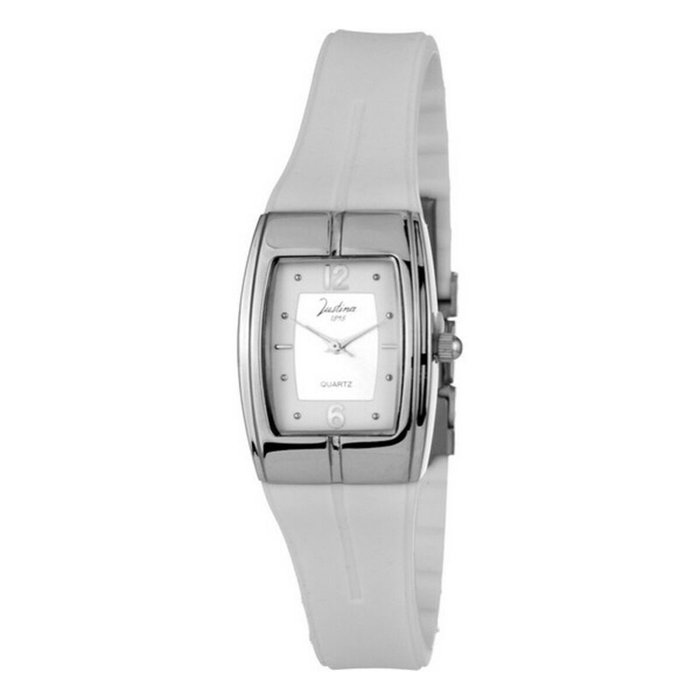 Justina Reloj 21814A con correa de caucho azul